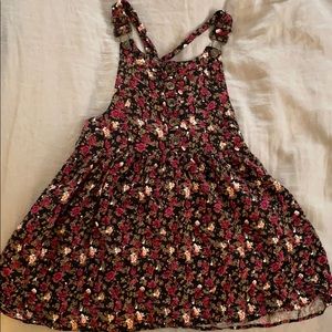 Floral overall tunic top